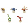 Stláčacie zvieratká drevené dinosaurus 13cm 8590331991228 Wiky