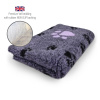 DRYBED Premium Vet Bed Big Paw lila 100 x 75 cm