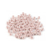 Sklenené voskové perly Ø6 mm - 50 g 43B pudrová