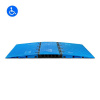 Čierno-modrý plastový modulárny káblový most s vekom (sada) (5x34,5x38,6) DEFENDER MIDI 5 2D - dĺžka 100 cm, šírka 32,5 cm, výška 5,4 cm