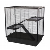 Klietka pre hlodavce Inter-Zoo Frodo, plastová, čierna, 780x480x800