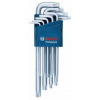 Bosch Kľúč s vnútorným šesťhranom Kľúč Torx 9 ks 1600A01TH4