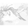 ZUTY Bodkovanie - KOLIBRÍK A RUŽOVÉ KVETY Rámovanie: bez rámu a bez vypnutia plátna, Rozmer: 40x50 cm