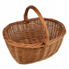 Nákupný košík prútený hnedý
