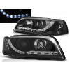 VOLVO S40 / V40 96-00 - predné čierna svetlá LED svietením