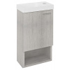 Sapho LATUS XI umývadlová skrinka 30x53x16,5cm, dub Polar LT711-1010