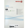 Xerox Paper - Biele samolepiace štítky na čiernobielu tlač - ostré rohy (Štítky 1UP 210x297, 100 listov, A4) 003R97400