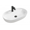 REA AURA 61 keramické umývadlo na dosku 60,5x40,5 cm Biele U7900 REA-U7900