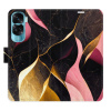 Flipové puzdro iSaprio - Gold Pink Marble 02 - Honor 90 Lite 5G