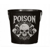 Kovový vedierko Poison na nápoje stôl halloween