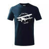 Still Plays With Planes - Tričko detské bavlnené - 158 cm/12 rokov ( Tmavomodrá (veľmi tmavá - skoro čierna) )