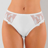 Súprava 2 klasických nohavičiek Rima zn. Confidence Lingerie® z mikrovlákna a vyšívaného tylu biela 040 Blancheporte