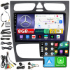 AUTORÁDIO NCS ZQ9 MERCEDES-BENZ W203 2000-2007 ANDROID 8GB LTE