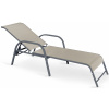 Halmar Zahradní lehátko MOSLER, šedé