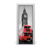 Fototapeta samolepiace dvere londýnsky autobus 75x205