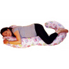 KHC Tehotenský a dojčiaci vankúš Zuzanka Sovy na ružové O=260cm