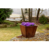 Corgarden Zahradní květináč CONO 1003 60 x 60 x 50 cm Corten