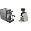 Stone Espresso Pure + Eureka Mignon Single Dose, White & Oak