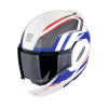Moto přilba SCORPION EXO-TECH EVO FURIO bílo/červeno/modrá - Velikost S