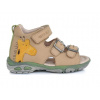 Chlapčenské kožené sandále D.D.step AC290-7025 Yellow 19-24