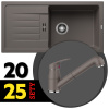BLANCO SET 11-B 25 FAVUM XL 6 S + DARAS-S sivá vulkán