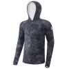 Giants fishing Funkčné tričko s dlhým rukávom UV50+Hoodie Camo Grey Veľkosť: XXL