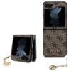 Púzdro Guess 4G Charms Samsung Galaxy Z Flip 5, hnedé