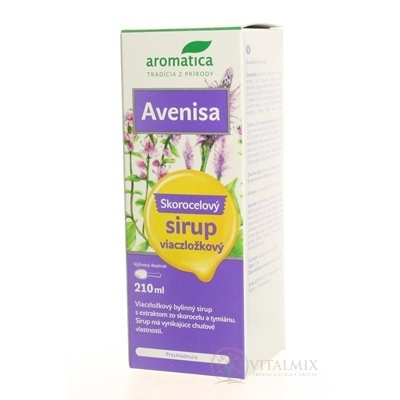 aromatica AVENISA Skorocelový sirup viaczložkový 210 ml