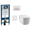 Geberit SET Duofix 111.300.00.5 +WCzávesné Tece One sprchov.Rimless+sedSC+Sigma50 Biele 111.300.00.5 NT8