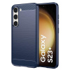Techsuit Carbon Silicone kryt na Samsung Galaxy S23 Plus – modrý KF2327964