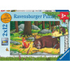 RAVENSBURGER Puzzle Gruffalo a zvieratá v lese 2x12 dielikov