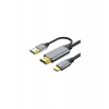 PremiumCord HDMI2.0 na USB-C kábel pre monitory s USB-C konektorom, 4K @ 60Hz, 1080p Aluminium 2m (ku31hdmi25)