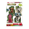 DINO Toys Puzzle 4x54 dílků Zafari - Zoomba a kamarádi