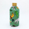 Fľaša na vodu DŽUNGLA so slamkou (Fľaša s motívom Džungla)