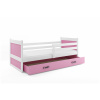 BMS Group Posteľ RICO 1 200x90 biela - ružová