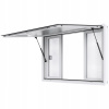 SucceBuy Strešné okno 155,2x94,3x11CM Okno so 4 sieťkami pre Food Trucky