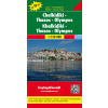 Chalkidiki, Thasos, Olympos 1:150t (Grécko) Freytag Berndt (AK0835)