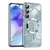 Techsuit Luxury Glitter MagSafe puzdro pre Samsung Galaxy A55 5G – svetlomodré KF2335240