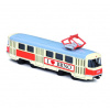 Rappa Kovová česká retro tramvaj 16 cm PRAGUE