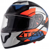 MT HELMETS ATOM SV W17 Gloss pearl blue vyklápěcí přilba S