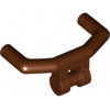 98397 Reddish Brown Handlebars with Angular Handles (Červenohnědá řídítka s hranatými rukojeťmi)