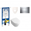 Siko Cenově zvýhodněný závěsný WC set Geberit do lehkých stěn / předstěnová montáž + WC Villeroy & Boch Omnia Architectura 111.355.00.5NB6