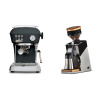 Ascaso Dream ONE, Anthracite + Eureka Mignon Single Dose PRO, Chrome & Oak