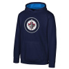 Outerstuff Dětská mikina Winnipeg Jets NHL Prime Po Flc Hood -Home Veľkosť: Detské M (9 - 11 rokov)