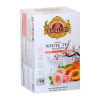 Basilur Bílý čaj - White Tea Peach Rose BASILUR 20 x 1,5 g