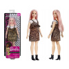 Barbie bábika Fashionistas šaty s panterou potlačou ZA3160