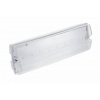 GTV Nouzové svítidlo TERNO-1 LED, 3 W, 250 lm, AC 220–240 V, 50–60 Hz, IP65, 1 h, 6400 K, 2 prac. režimy, TLAČÍTKO TEST