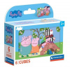 Obrázkové kocky Peppa Pig 6 ks