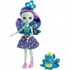 Mattel Enchantimals se zvířátkem Patter Peacock a Flap