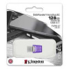 Kingston USB flash disk OTG, USB 3.0 (3.2 Gen 1), 128GB, Data Traveler microDuo3 G2, strie